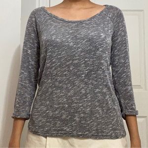 Comfy Grey 3/4 Sleeve